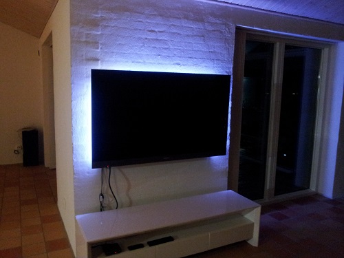 LEDstrip runt TV