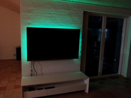 LEDstrip runt TV